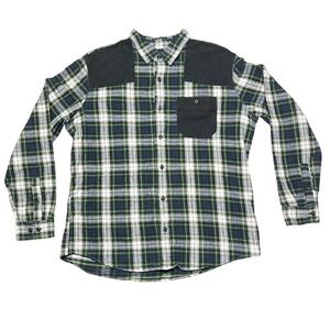 L.L.Bean‎ Heritage Scotch Plaid Flannel Shirt Mens Large Untucked Fit EUC